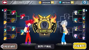 Stickman Warriors Tournament Mode